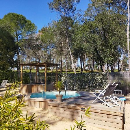 Maison 5 Personnes En Garrigue - Piscine-Spa Prive Langlade Kültér fotó