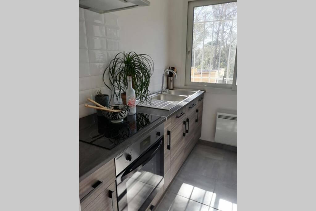 Maison 5 Personnes En Garrigue - Piscine-Spa Prive Langlade Kültér fotó