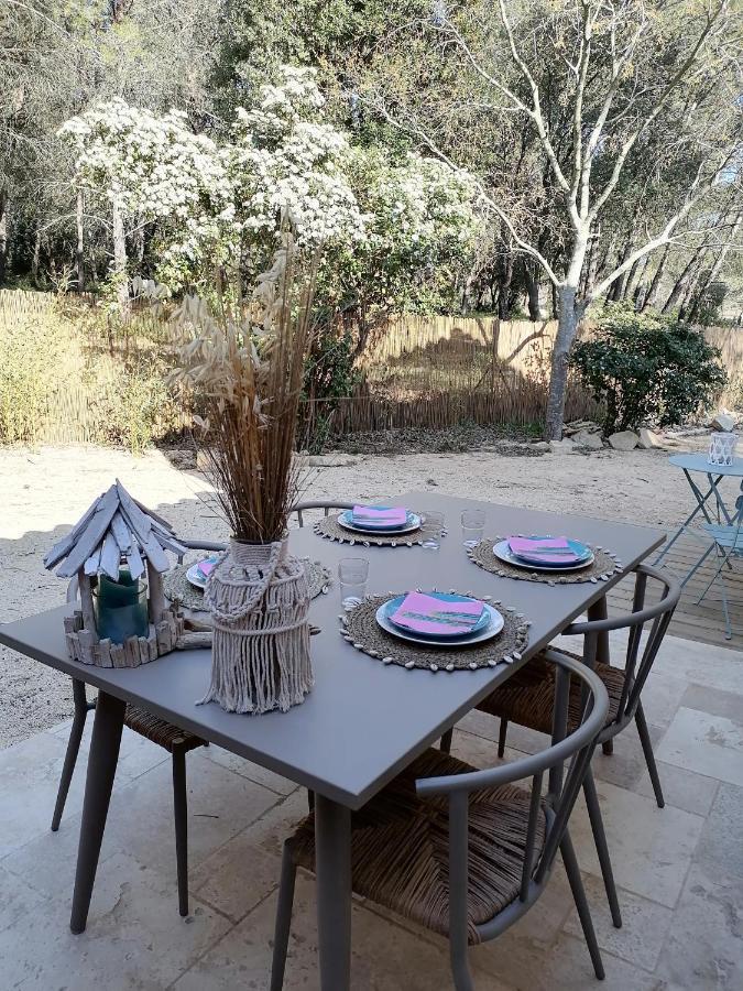 Maison 5 Personnes En Garrigue - Piscine-Spa Prive Langlade Kültér fotó